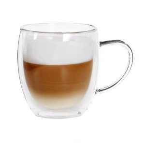 SKLENICE S UCHEM 400ML LATTE MACCHIATO, DVOJITÉ BOROSILIKÁTOVÉ SKLO -003